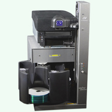Rimage AutoPrism Robot - rimage autoprism voordelig snel automatisch printen prismplus dvd cd printer